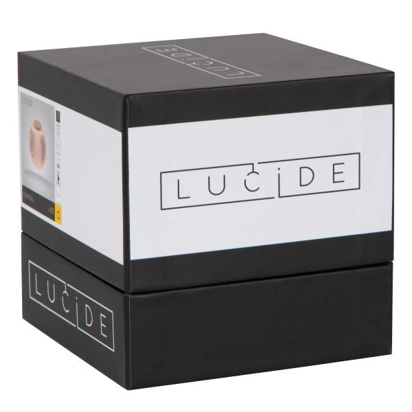 Lucide CINTRA - Lampe de table Rechargeable - Batterie - Ø 9 cm - LED Dim. - 1x1,5W 3000K - 3 StepDim - Transparent - détail 5